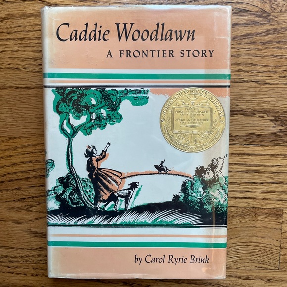 Rare 1935 Caddie Woodlawn by Carol Ryrie Brink, HC w/ DJ, First Edition - Picture 1 of 14